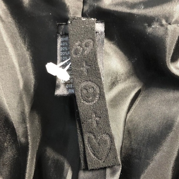 Desigual Wool Tapestry Coat Size 36 (XS/S) Snap Front Belted Pockets. BB - Picture 8 of 9